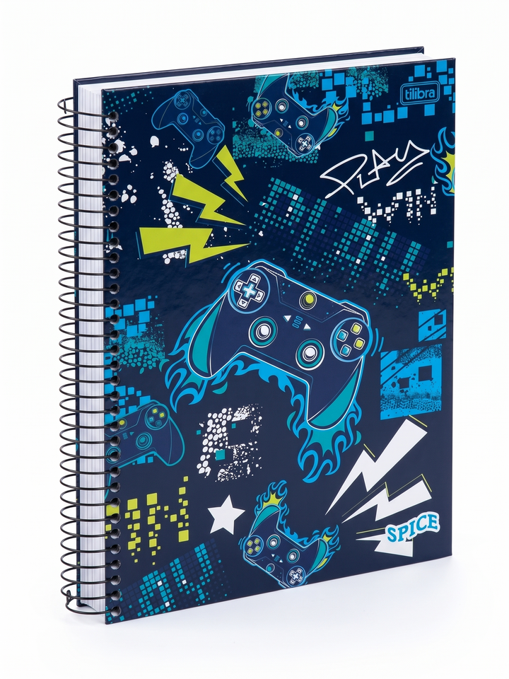 CADERNO 10M 9189 SPICE 160 FLS TILIBRA