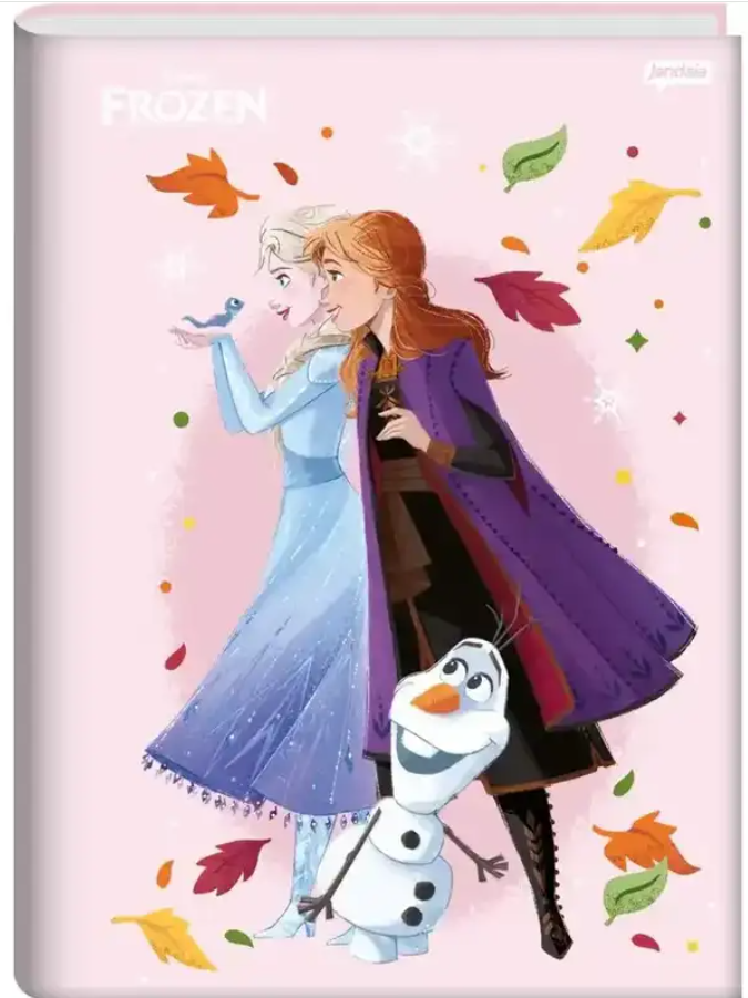 CADERNO BROCHURA GRANDE FROZEN JANDAIA 80 FLS