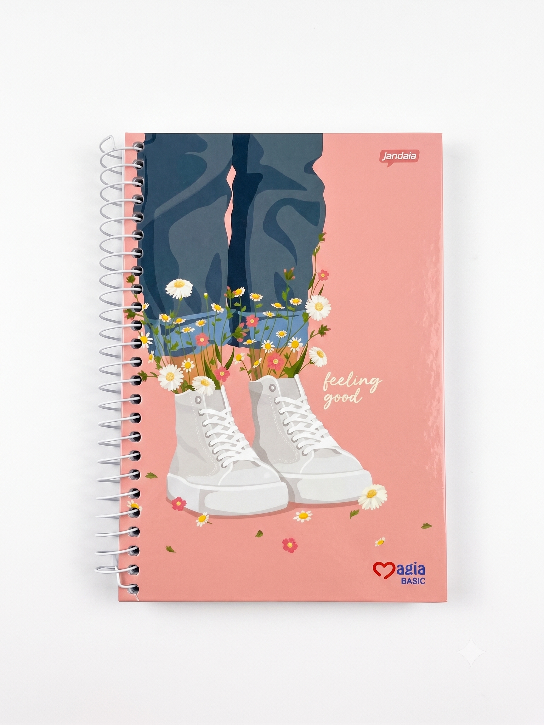 CADERNO ESPIRAL PEQUENO MAGIA BASIC 96 FLS JANDAIA