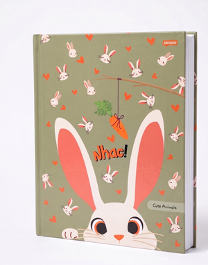 CADERNO BROCHURA 7658 CUTE ANIMALS 80 FLS JANDAIA
