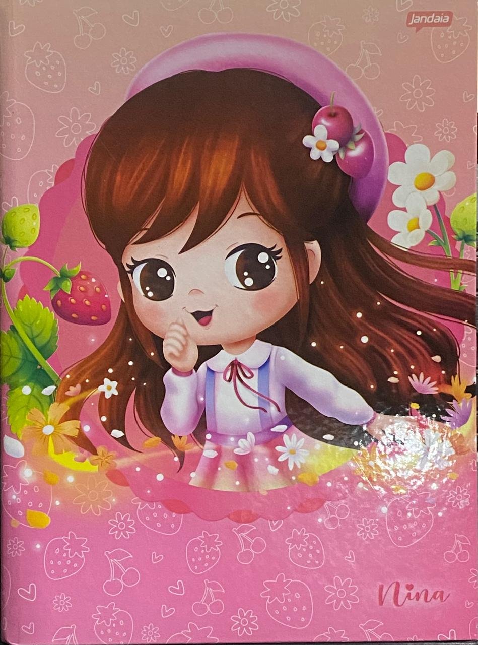 CADERNO BROCHURA GRANDE NINA JANDAIA  80 FLS 