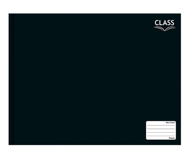 CADERNO MEIA PAUTA BROCHURA 96 FLS CLASS