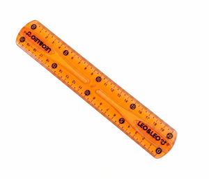REGUA FLEXIVEL 20CM CORES LEO E LEO