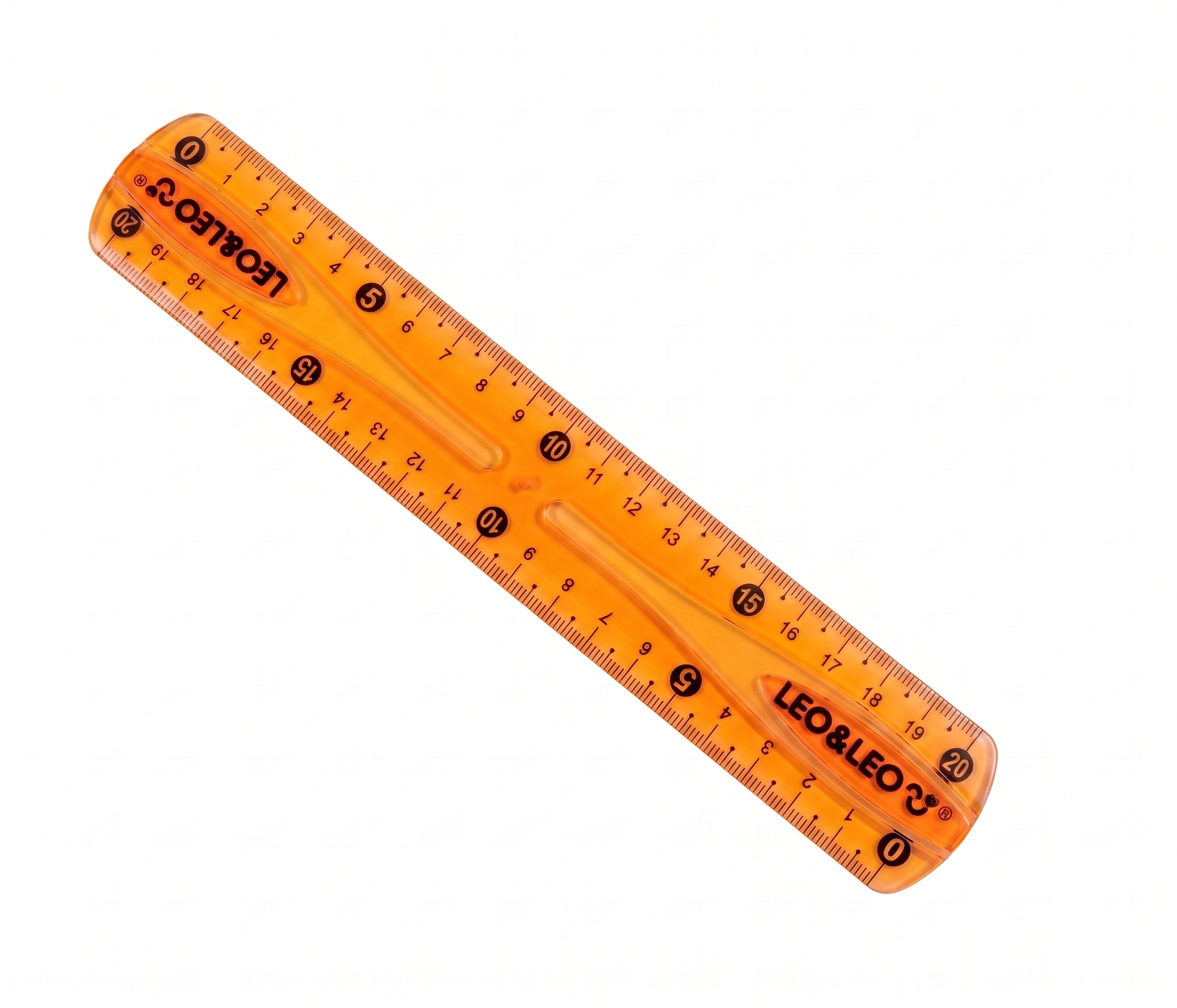 REGUA FLEXIVEL 20CM CORES LEO E LEO
