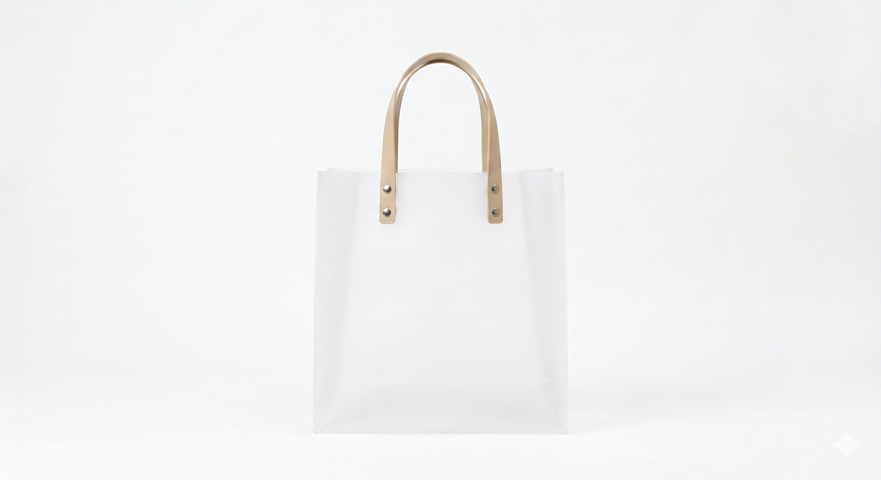 SACOLA PLASTICA TRANSLUCIDA COM ALÇA 27X21CM UNICASA