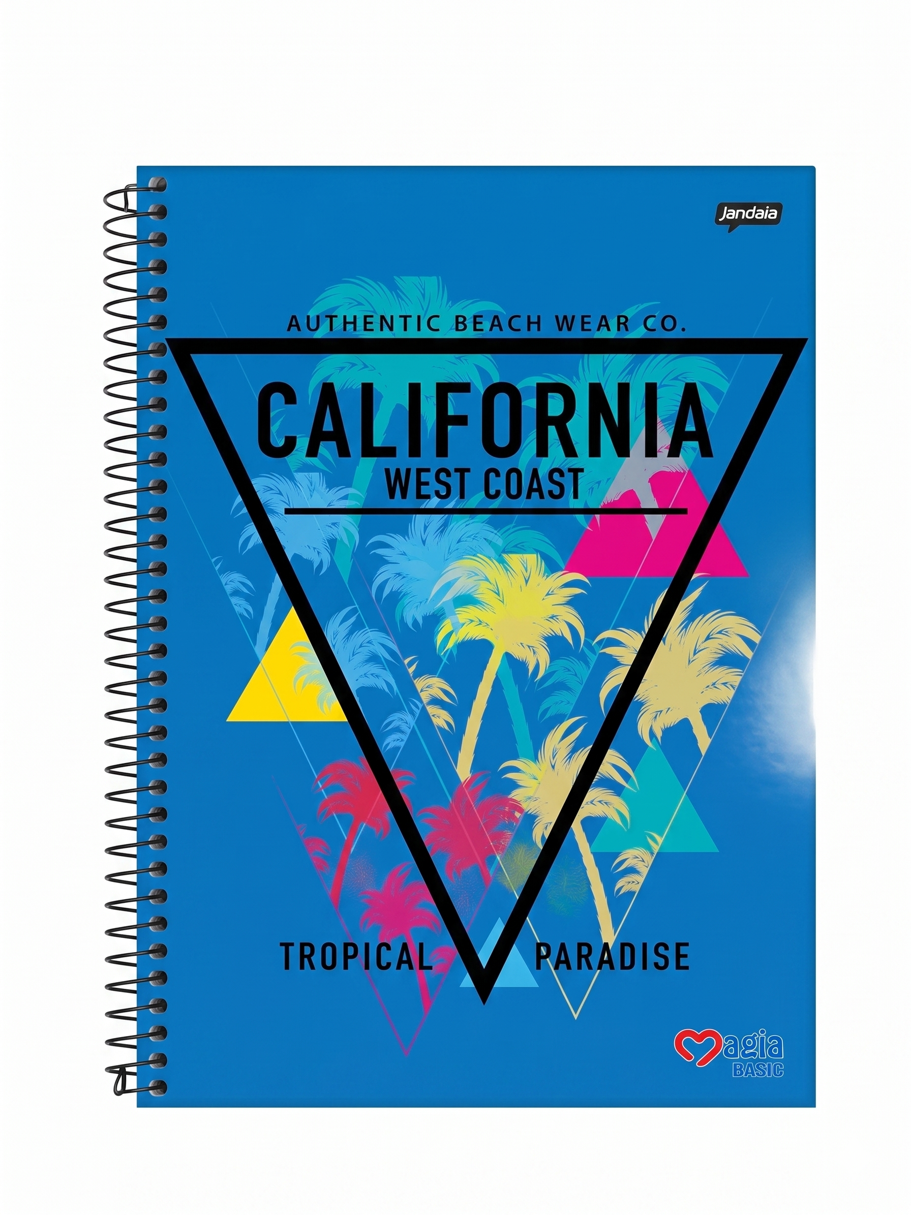 CADERNO 1M ESPIRAL UNI MAGIA BASIC 96 FLS MASCULINO