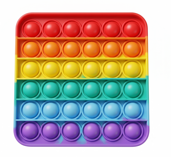 BRINQUEDO SENSORIAL SILICONE POP IT ANTI STRESS 