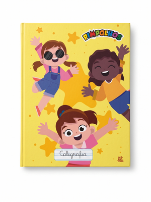 CADERNO CALIGRAFIA BROCHURA PIMPOLHOS 40 FLS ANIMATIVA 4132