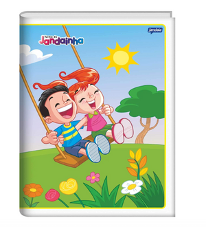 CADERNO BROCHURA CAPA FLEXIVEL JANDAINHA 80 FLS