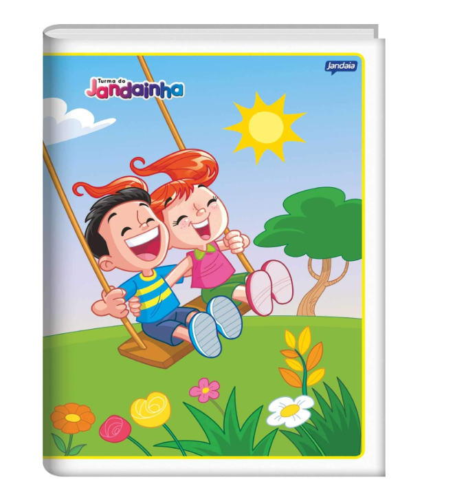 CADERNO BROCHURA CAPA FLEXIVEL JANDAINHA 80 FLS