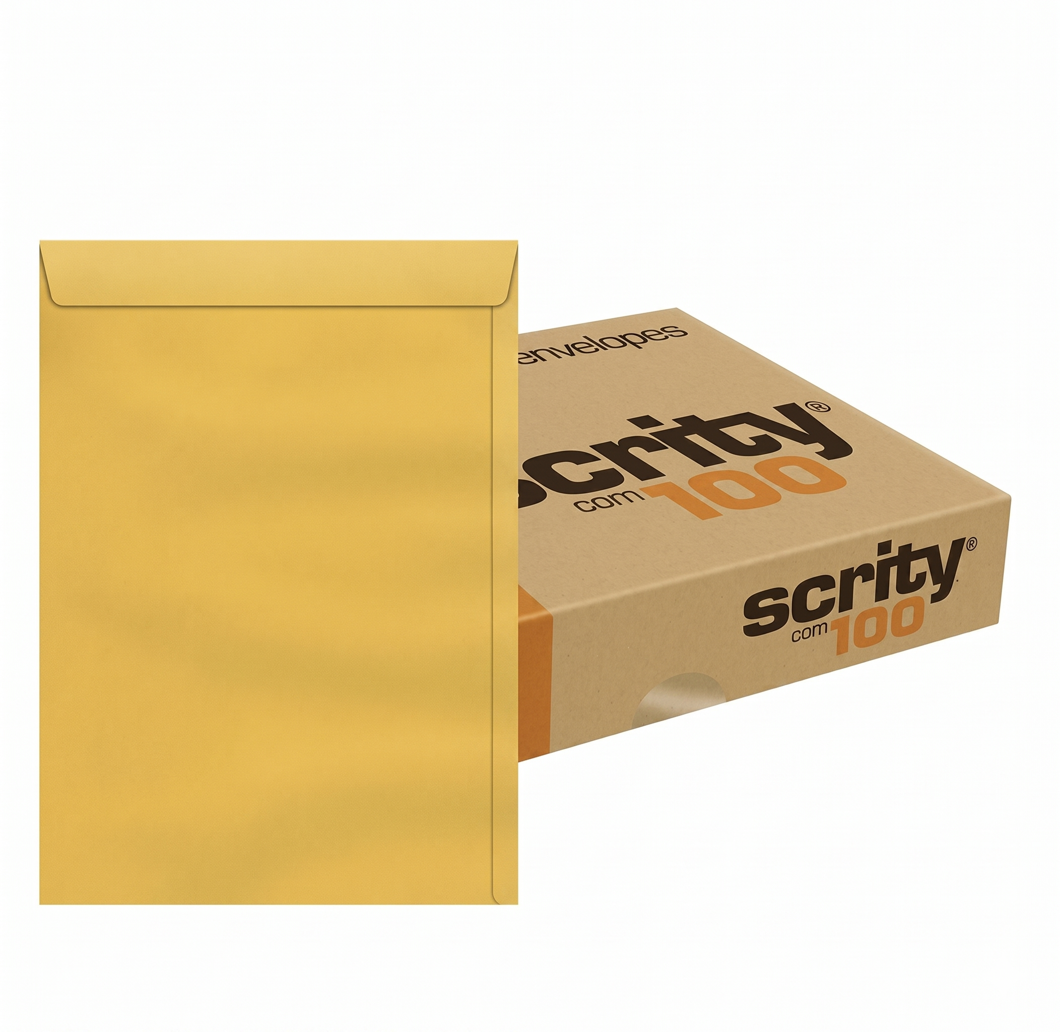 ENVELOPE KRAFT OURO 260X360 SCRITY SKO 336
