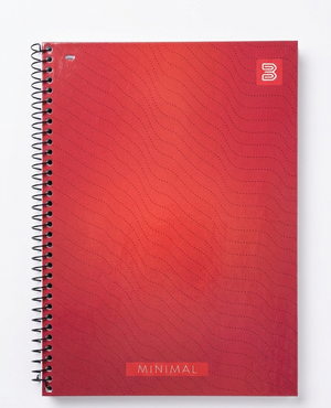 CADERNO 1M ESPIRAL MINIMAL 80 FLS JANDAIA