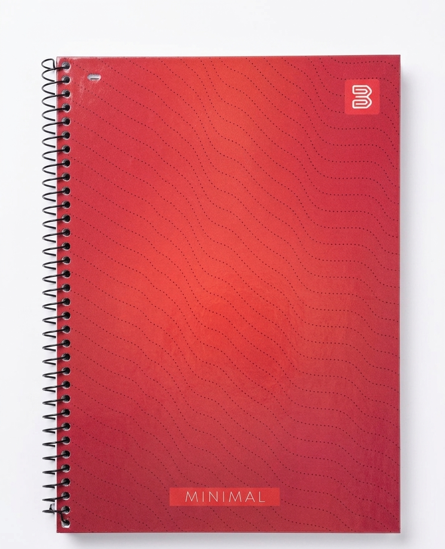 CADERNO 1M ESPIRAL MINIMAL 80 FLS JANDAIA