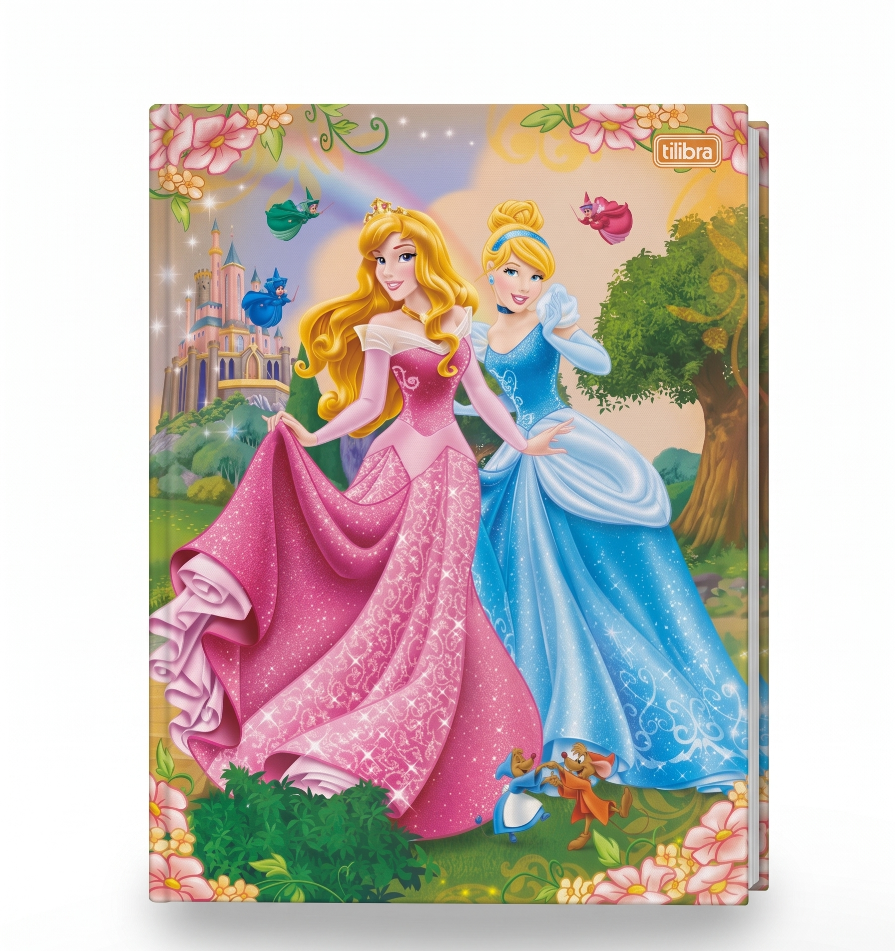 CADERNO BROCHURA 8810 PRINCESAS DISNEY 80 FLS TILIBRA