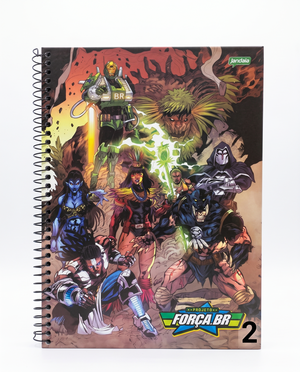 CADERNO 1M ESPIRAL FORÇA BR 80 FOLHAS JANDAIA