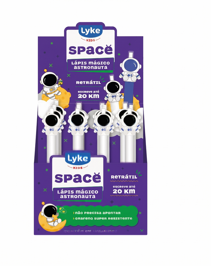 LAPISEIRA MAGICA ASTRONAUTA RETRATIL GRAFENO LYKE UNIDADE