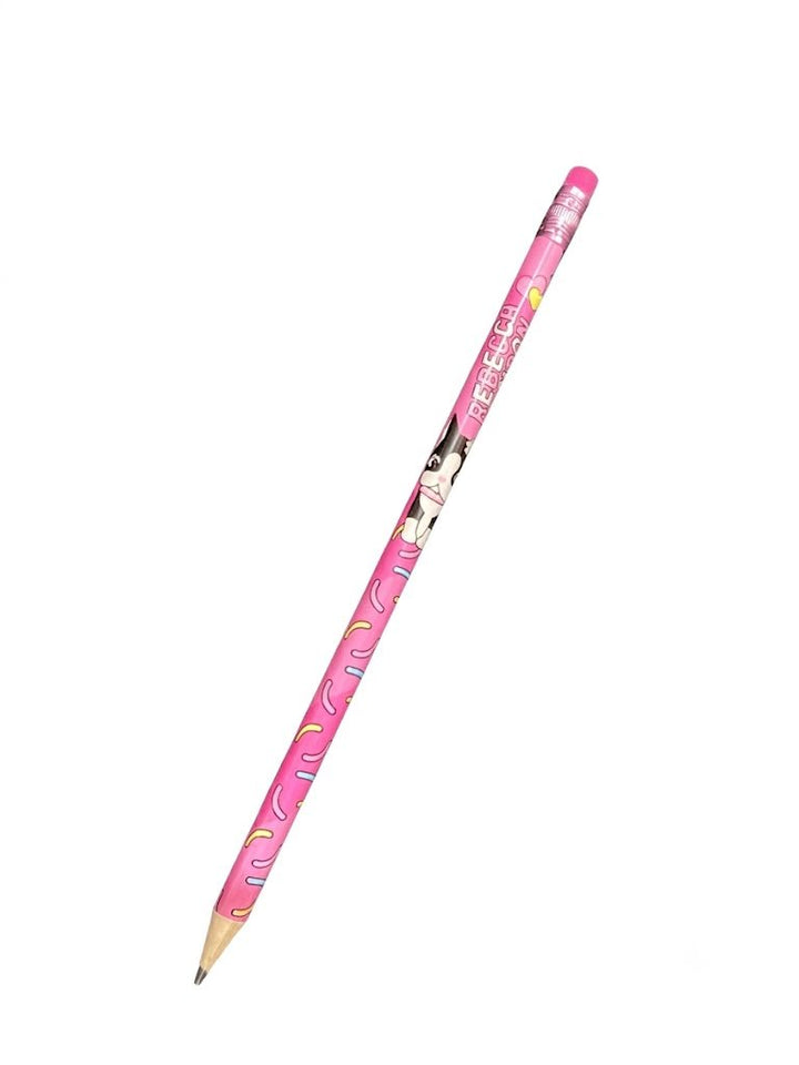 LAPIS GRAFITE REDONDO MADEIRA COM BORRACHA REBECA BONBON RB1201 SKYPAPER