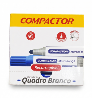 MARCADOR QUADRO BRANCO RECARREGAVEL COMPACTOR