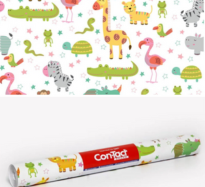 PAPEL PLASTICO ADESIVO CONTACT BABY ZOO 3452