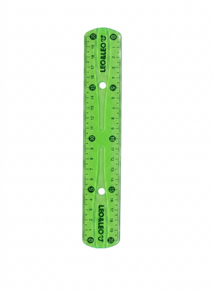 REGUA FLEXIVEL 20CM CORES LEO E LEO