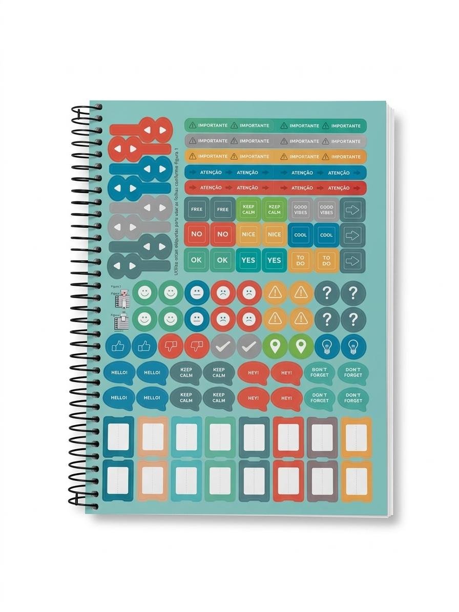 CADERNO 12 M  MAGIA MASCULINO 240 FLS