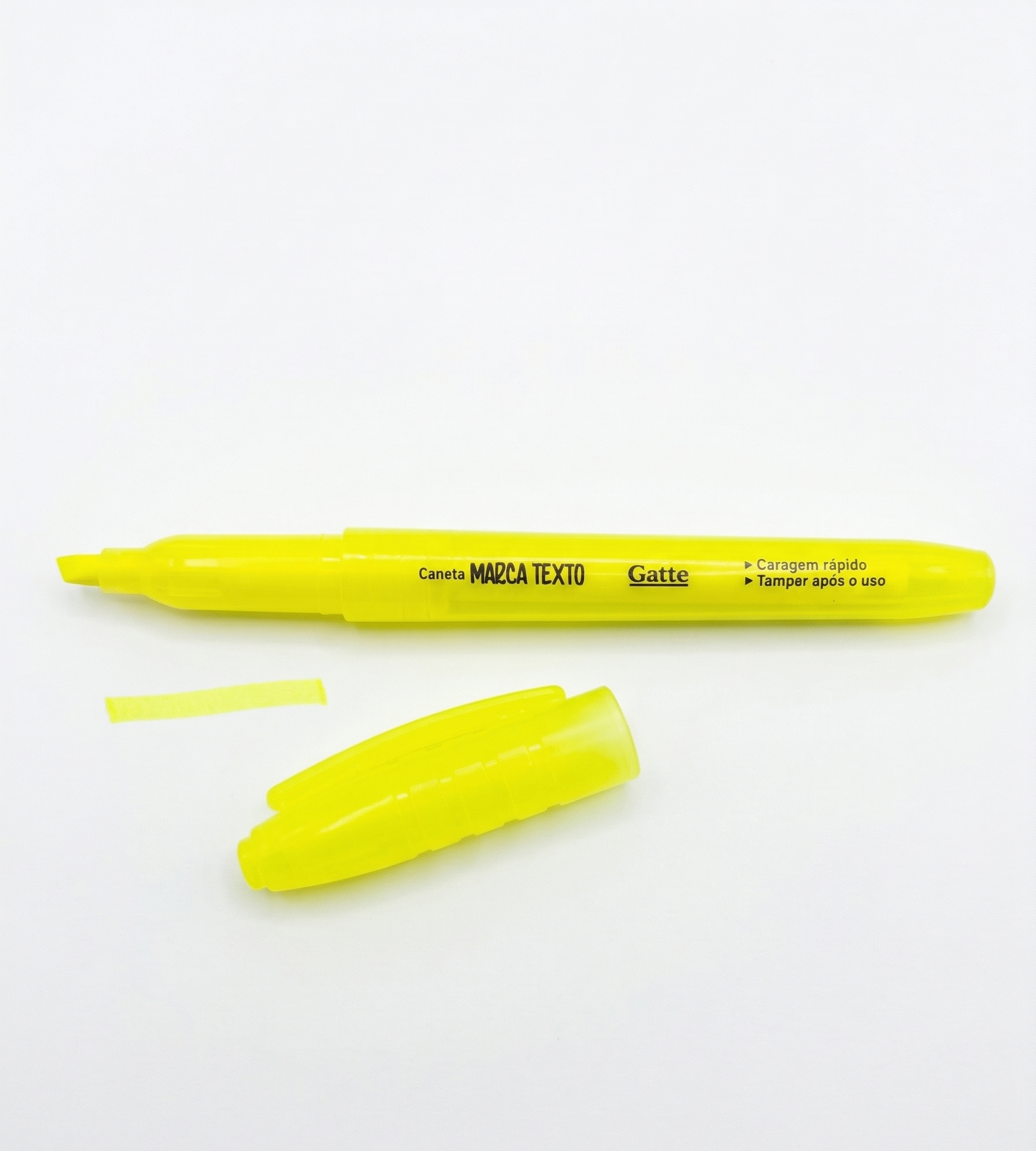 CANETA MARCA TEXTO FLUORECENTE GATTE