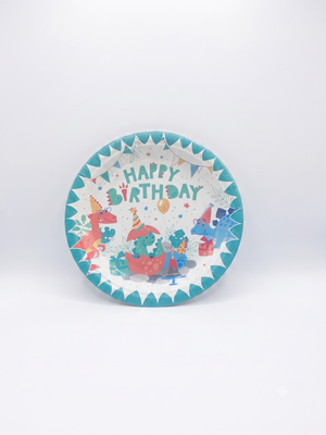 PRATO PAPEL DESCARTAVEL 18CM UNICASA 10 UND