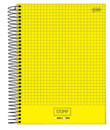 CADERNO QUADRICULADO ESPIRAL 10X10MM 96 FLS JANDAIA