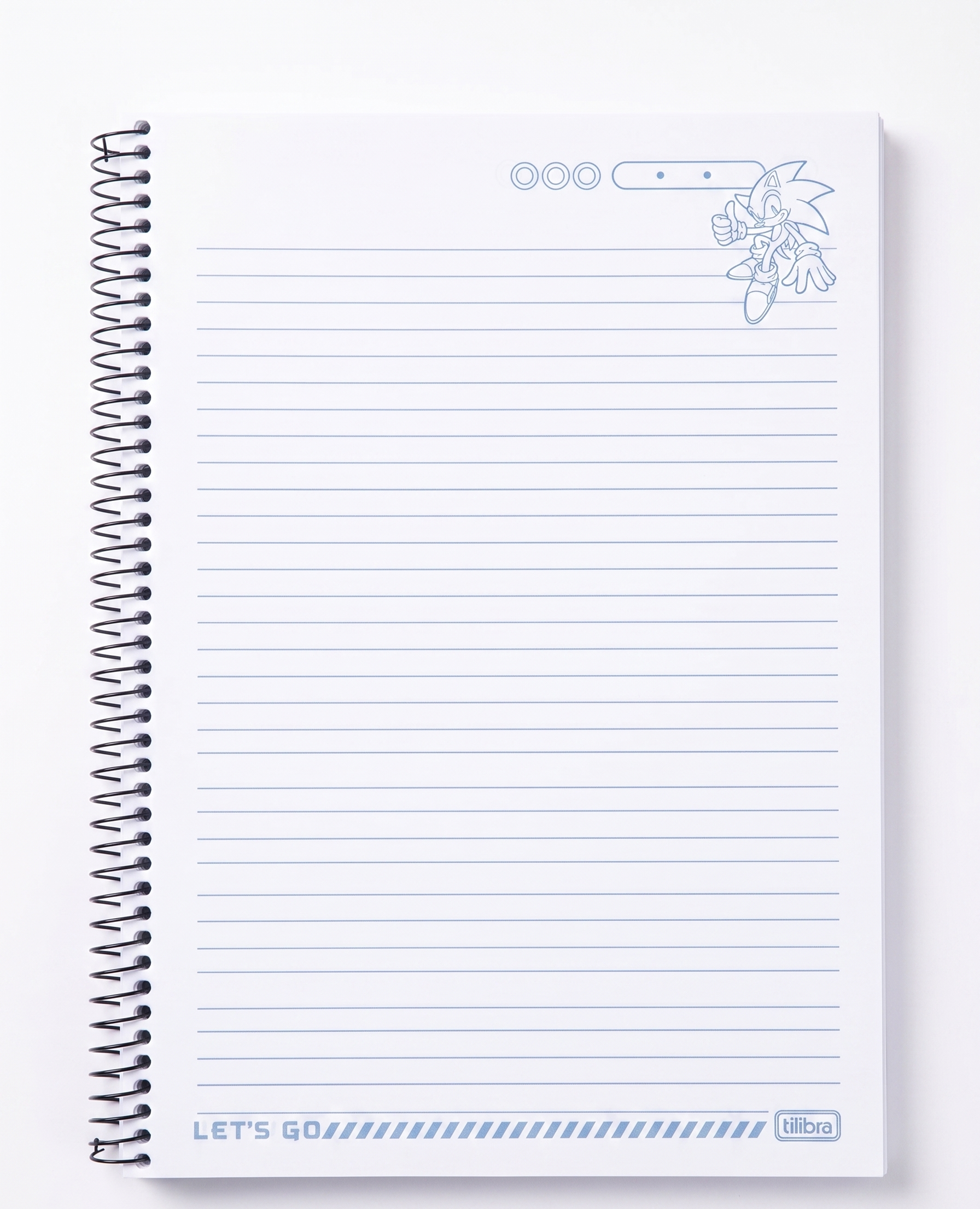 CADERNO 1M ESPIRAL SONIC 80 FLS TILIBRA