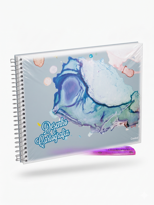CADERNO DESENHO ESPIRAL CAPA FLEXIVEL 48 FLS CREDEAL