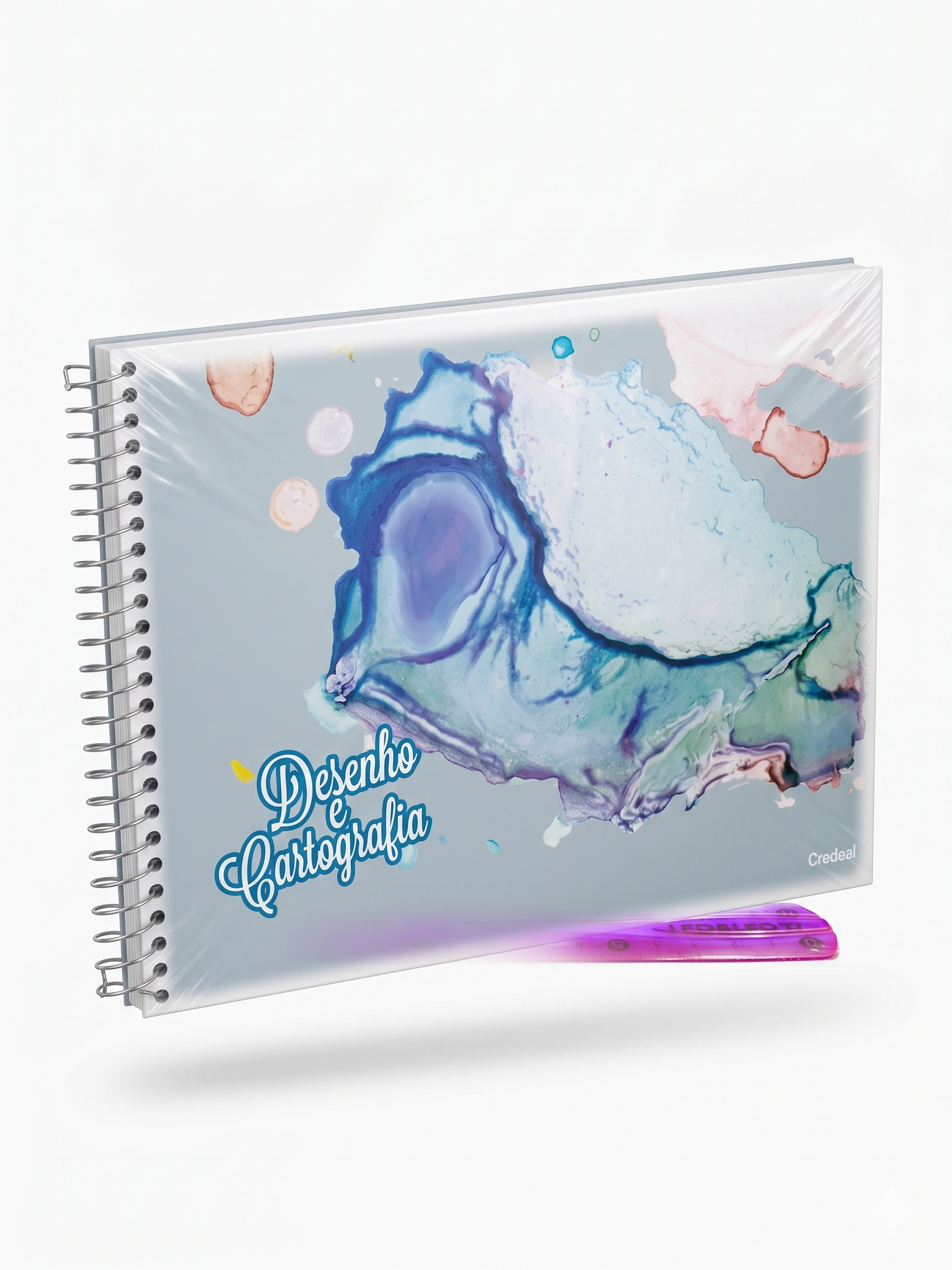 CADERNO DESENHO ESPIRAL CAPA FLEXIVEL 48 FLS CREDEAL