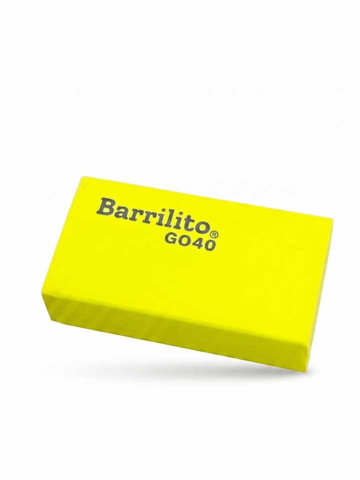 BORRACHA RETANGULAR PEQUENA COLOR NEON BARRILITO GO40