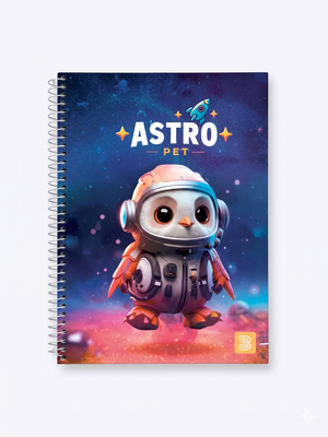 CADERNO 1M ASTRO PET 80 FLS JANDAIA