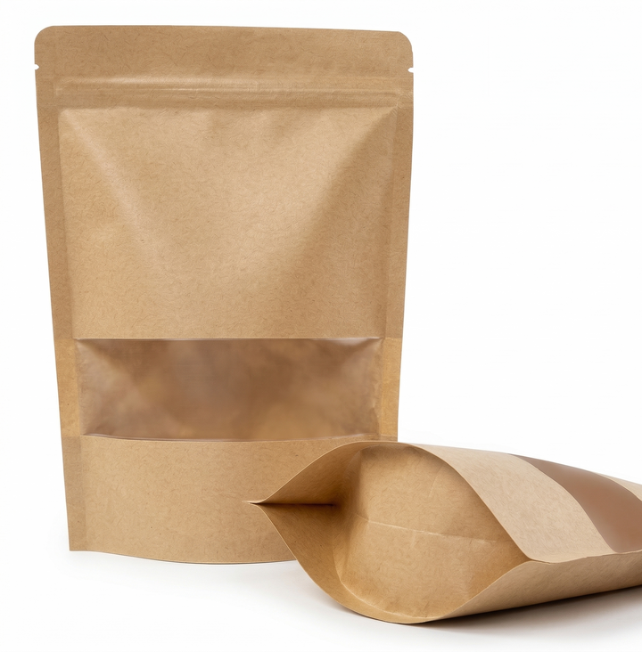 EMBALAGEM KRAFT COM VISOR FECHAMENTO HERMETICO 20X30CM WINMAX PACOTE 5 UND