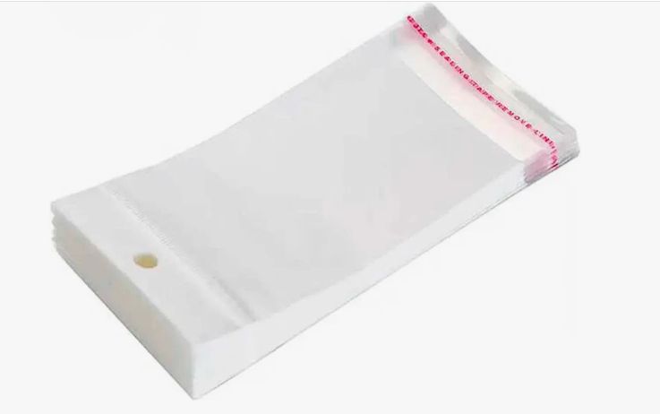 EMBALAGEM PLASTICA 40X70MM FECHAMENTO ADESIVADO 100 UND