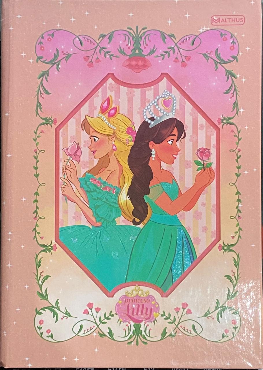 CADERNO BROCHURA CD PEQUENO PRINCESA LILLY  96 FLS