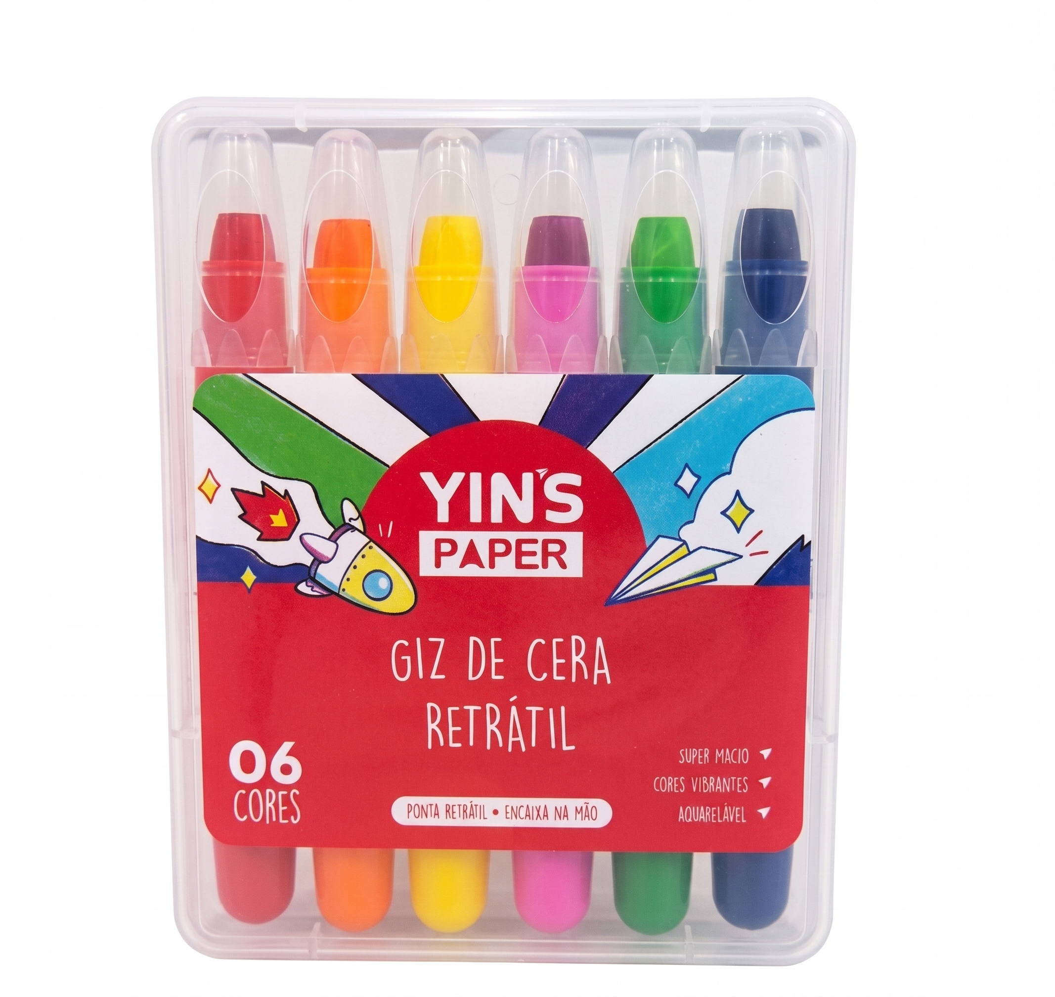 GIZ CERA RETRATIL BIG 6 CORES YINS PAPER 11442