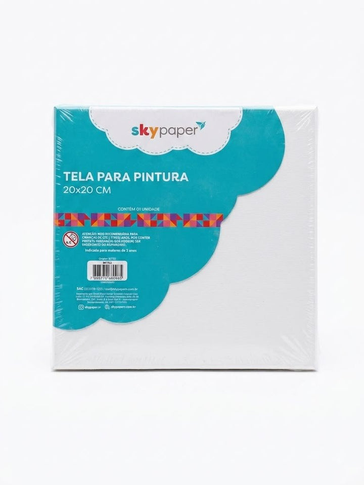 TELA PINTURA 20X20 CM SKYPAPER SK1722