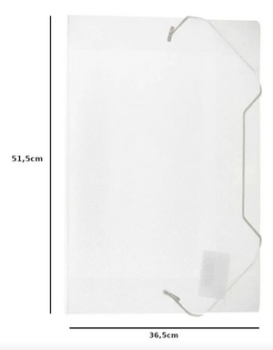 PASTA ABA ELASTICO A3 CRISTAL 3021