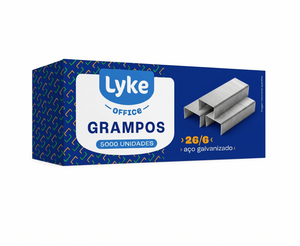 GRAMPO 26/6 GALVANIZADOS 5000 UND LYKE 